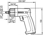 Пневмодрель с реверсом BOSCH 0607160509