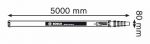 Рейка для оптических нивелиров BOSCH GR 500 601094300