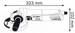 Угловая шлифмашина BOSCH GWS 11-125 0601792000