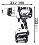 Аккумуляторная ударная дрель-шуруповёрт BOSCH GSB 14,4 VE-2-LI 06019D9200