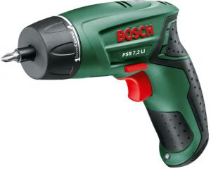 Аккумуляторный шуруповёрт с литий-ионным аккумулятором PSR 7,2 LI BOSCH 0603957720 ― BOSCH STOCK