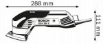 Дельташлифмашина BOSCH GDA 280 E 0601294708