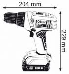 Аккумуляторная дрель-шуруповёрт BOSCH GSR 1800-LI 06019A8305