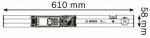 Лазерный дальномер BOSCH GLM 80 + R 60 0601072301