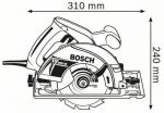 Пила дисковая BOSCH GKS 55 0601664000