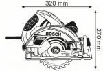 Ручная циркулярная пила BOSCH GKS 65 GCE Professional