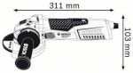 Угловая шлифмашина BOSCH GWS 15-125 CIT 0601797002