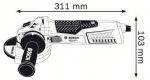 Угловая шлифмашина BOSCH GWS 15-150 CI 0601798006